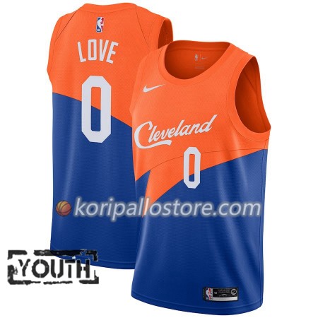 Cleveland Cavaliers Kevin Love 0 2018-19 Nike City Edition Sininen Lasten Pelipaidat Swingman